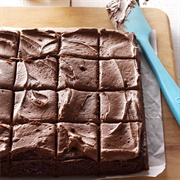 Dark Chocolate Frosted Brownies