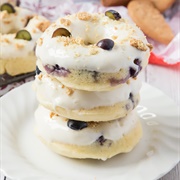 Blueberry Cheesecake Doughnuts