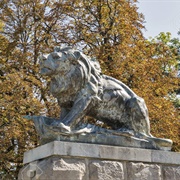 The Hackher Lion, Schlossberg, Graz, Austria