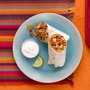 Spicy Chicken Burrito