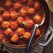 Tomato Sauce and Meatballs