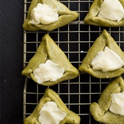 White Chocolate Fudge Triangle Cookies