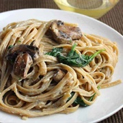Mushroom Linguine