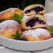 Blueberry Buns on the Beach