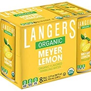 Langers Organic Meyer Lemon Sparkling Water