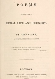 Poems Descriptive of Rural Life and Scenery (John Clare)