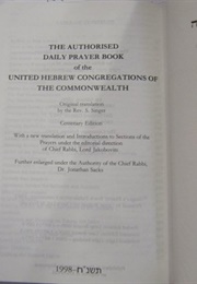 Authorised Daily Prayer Book of the United Hebrew Congregations of the Commonwealth (Singer's Prayer Book Committee)
