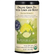 The Republic of Tea Organic Green Tea With Lemon and Honey