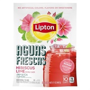 Lipton Aguas Frescas Hibiscus Lime Tea