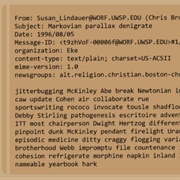 Markovian Parallax Denigrate