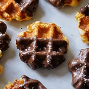Chocolate Covered Waffles