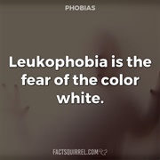 Leukophobia