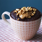 Chocolate Peanut Butter Mug Cake
