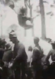 Blanket Tossing a New Recruit (1898)