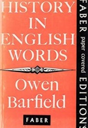 History in English Words (Owen Barfield's)