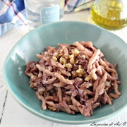 Pasta Con Crema Di Radicchio