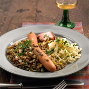Linsen Mit Spätzle