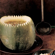 Soup in Carved Winter Melon