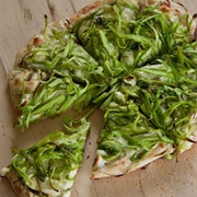 Asparagus Lime Pizza