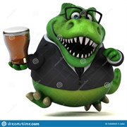 Happy Hour Dinosaur