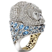 Diamond & Sapphire Polar Bear