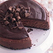 Dark Chocolate Cheesecake