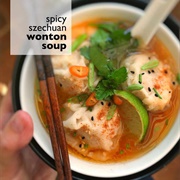 Spicy Seafood Wonton Soup