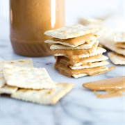 Saltines and Peanut Butter