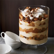 Caramel Pear Cheesecake Trifle