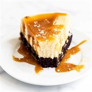 Salted Caramel Brownie Cheesecake