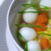 Quail Egg Soup