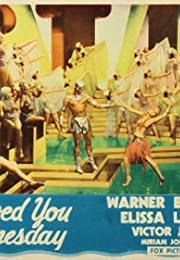 I Loved You Wednesday (1933)