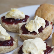 Cornish Cream Tea in Cornwall, England