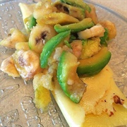 Avocado Banana Crepe