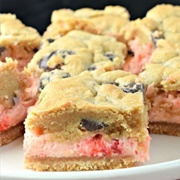 Cherry Chocolate Chip Cheesecake Bars