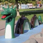 Ogopogo Sculpture, Kelowna (Okanagan), BC Canada