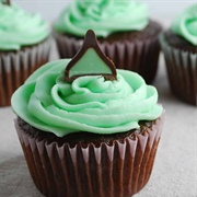 Chocolate Mint Filled Cupcakes