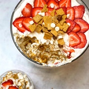 Cinnamon and S'mores Cheesecake Trifle