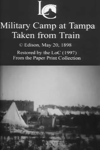 Military Camp at Tampa, Taken From Train (1898)