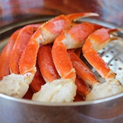 Steamed Snow Crab