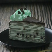 Mint Crêpe Cake