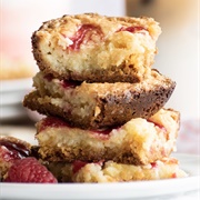 Raspberry Cheesecake Blondies