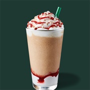 Strawberry Funnel Cake Frappuccino