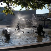 Tinguely Fountain, Basel, Switzerland