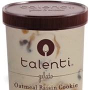 Talenti Oatmeal Raisin Cookie Gelato