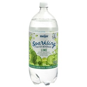Meijer Sparkling Water Lime