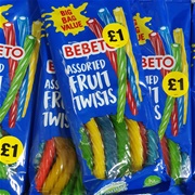 Bebeto Assorted Fruit Twists
