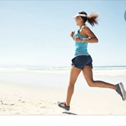 Running in the Beach