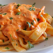 Pasta Con Crema Di Peperoni