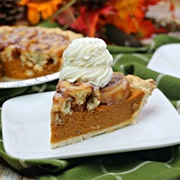 Cinnamon Roll Pumpkin Pie